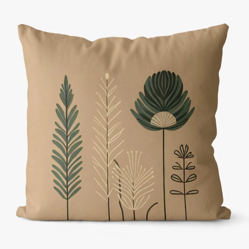 Conjunto de 4 Capas de Almofadas Decorativas em Estilo Contemporâneo