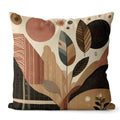 Conjunto de 4 Capas de Almofadas Decorativas em Tons Terrosos