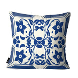 Conjunto de 4 Capas de Almofadas Portuguesas na Cor Azul