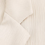 Conjunto de Blazer e Calças Amassadas Feminino – Elegância Escultural para o Outono