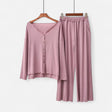 Conjunto de Loungewear de Dois Peças para Mulheres com Toque de Cashmere