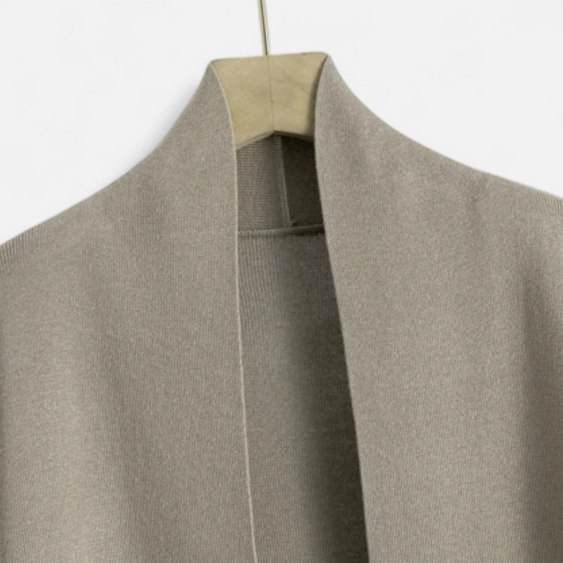 Conjunto de Três Peças de Cardigã em Malha para Mulheres