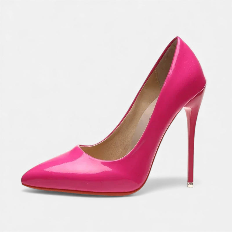 Elegant High Heels for Women Rosa Vermelho