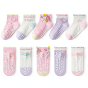 Kit com 5 pares de meias para meninas My little Poney tamanhos de 1- 12 anos
