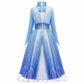 Vestido Feminino Infantil Elsa Frozen Para Meninas de 3-10 anos Somente Vestido