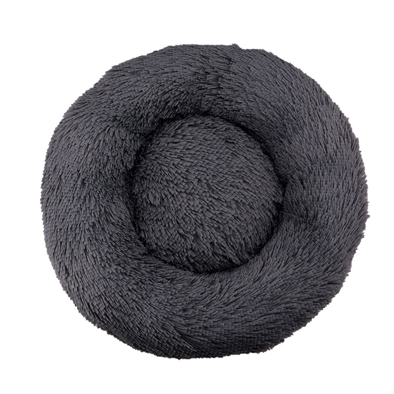 LuxuryPuff- Cama para cachorro e gato ultra macia Cinza
