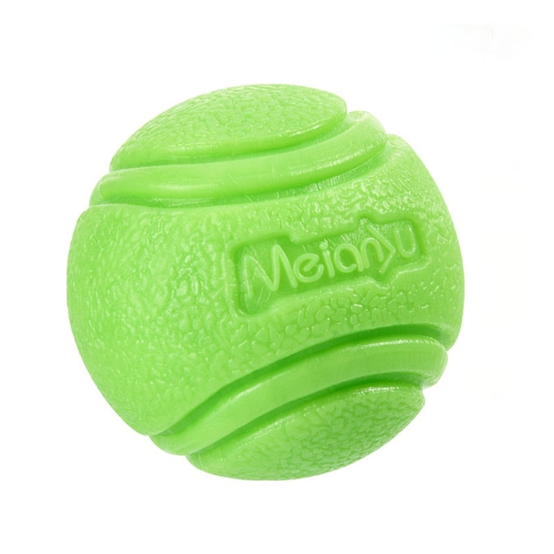 SolidBall - Bolinha maciça indestrutível para cachorros Verde - 6cm