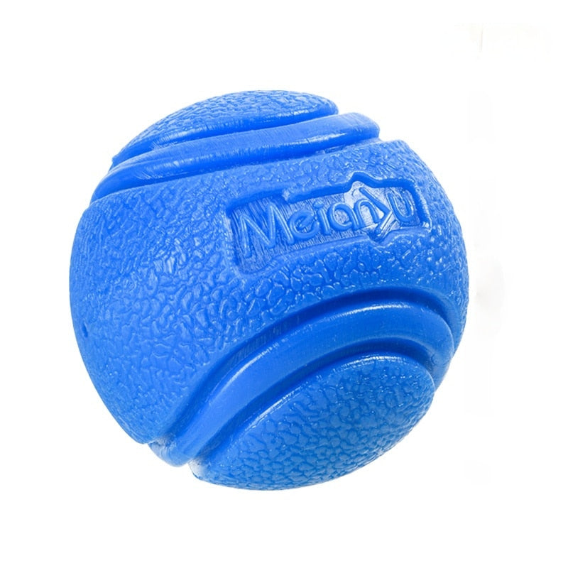 SolidBall - Bolinha maciça indestrutível para cachorros Azul - 6cm
