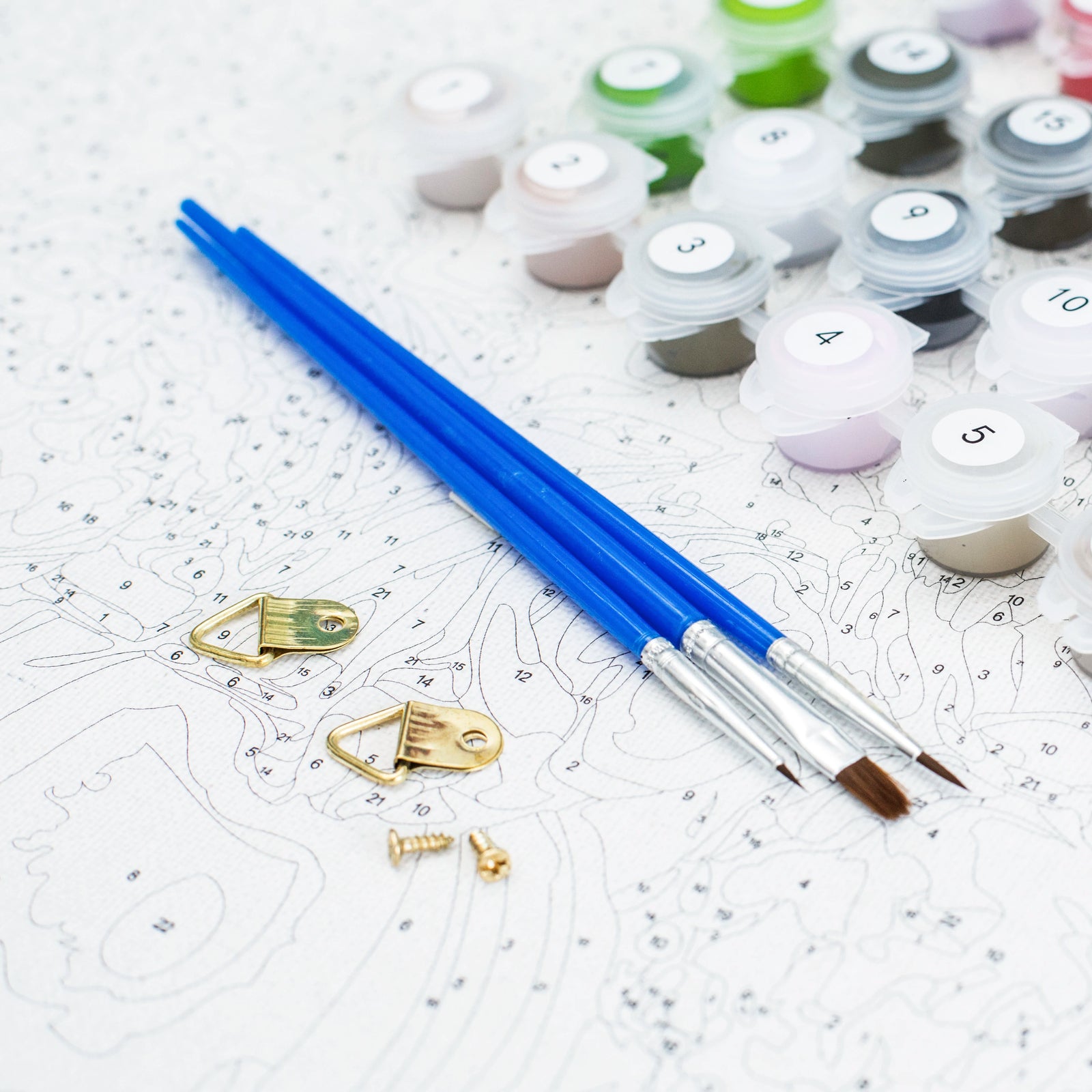 Pintura numerada Profissional - Noite Estrelada