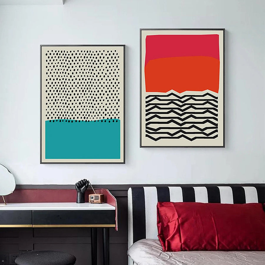 Pintura Moderna Abstrata Decoração all colors| Delamantina