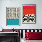 Pintura Moderna Abstrata Decoração all colors| Delamantina