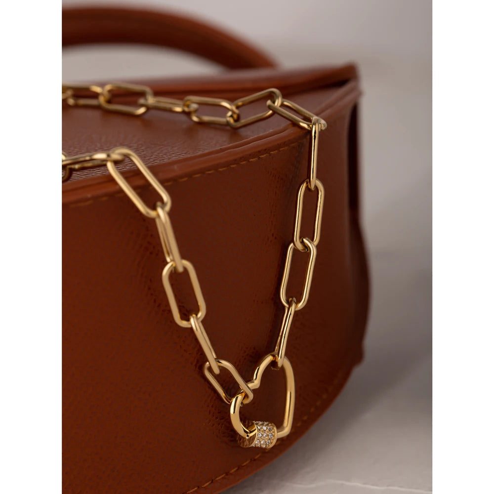 Colar Choker Feminino Coração com Zircônia em Aço Inoxidável
