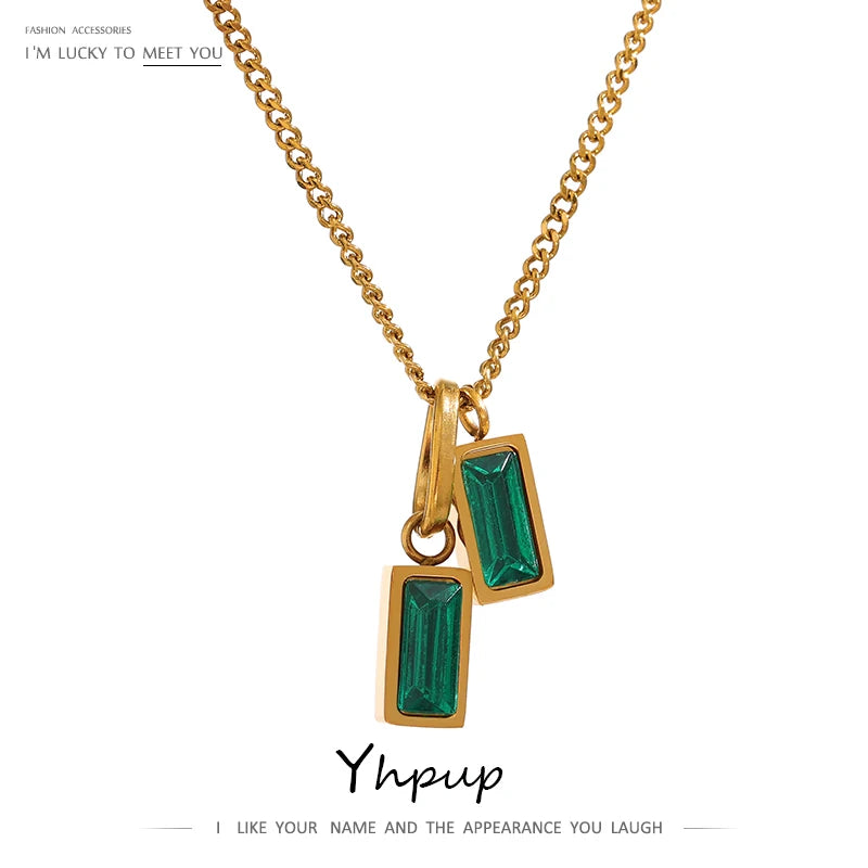 Colar Feminino Gota com Zircônia em Aço Inoxidável 5