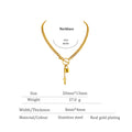Colar Feminino Gota em Aço 316L 3