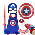 Kit Infantil Completo Capitão América 4 acessórios + uma capa 110CM