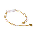 Colar Feminino Geométrico com Pérola em Aço Inoxidável YH1486A Bracelet