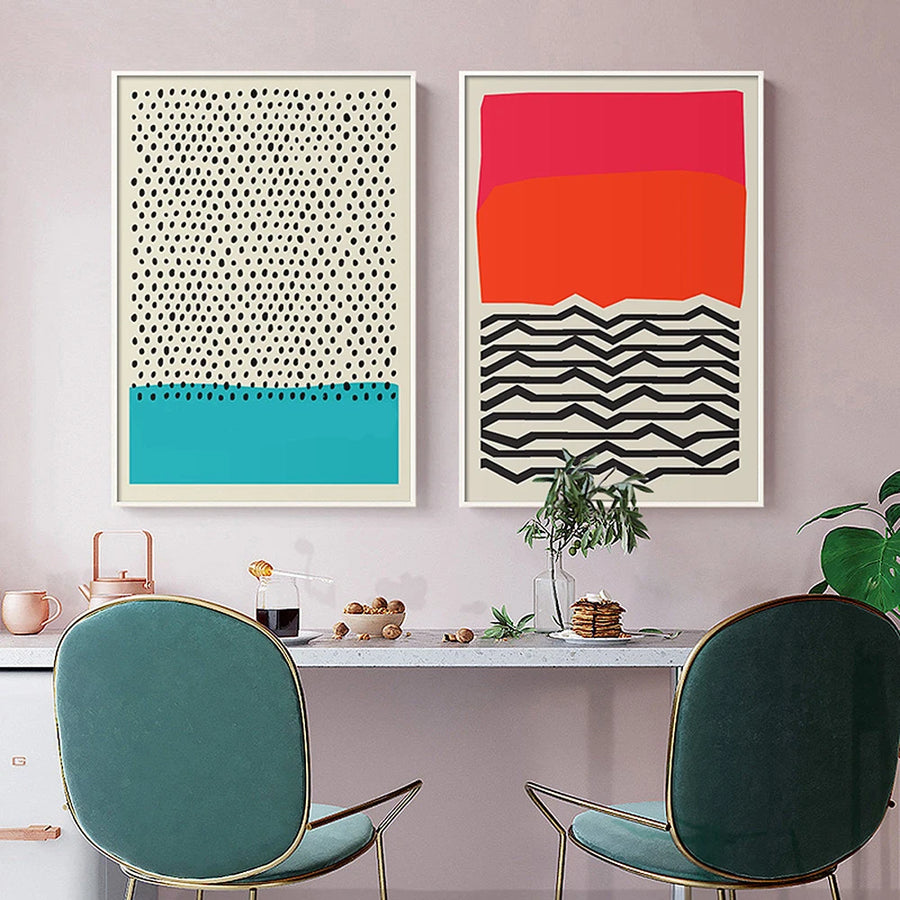 Pintura Moderna Abstrata Decoração all colors| Delamantina