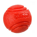 SolidBall - Bolinha maciça indestrutível para cachorros Vermelho - 6cm