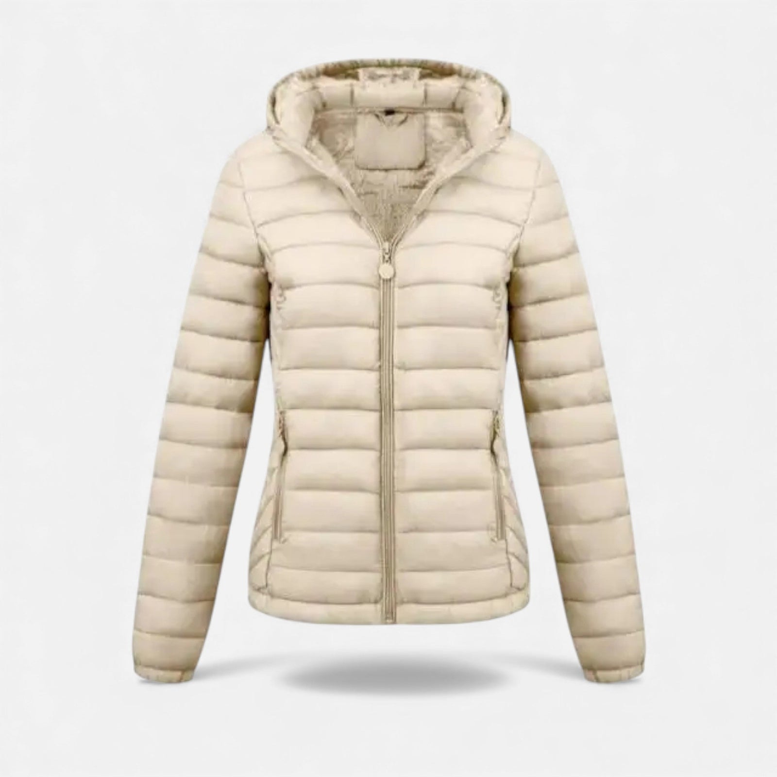 Jaqueta Casual Feminina Leve com Capuz