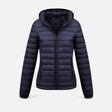 Jaqueta Casual Feminina Leve com Capuz
