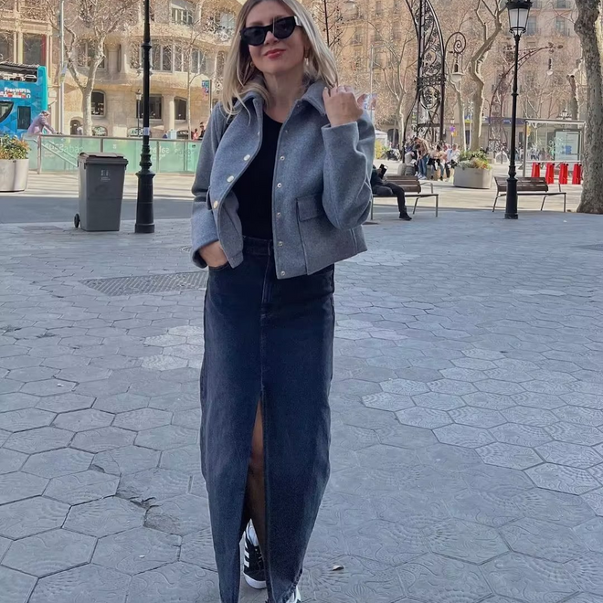 Jaqueta Curta Feminina Beckham Em algodão | Faetton &Co.