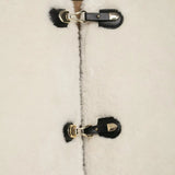 Jaqueta Feminina de Botão Toggle em Pelo Sintético