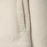 Jaqueta Feminina de Botão Toggle em Pelo Sintético