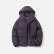 Jaqueta Puffer Unissex de Algodão com Capuz