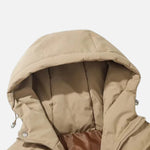 Jaqueta Puffer Unissex de Algodão com Capuz