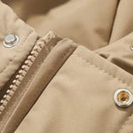 Jaqueta Puffer Unissex de Algodão com Capuz