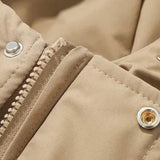 Jaqueta Puffer Unissex de Algodão com Capuz