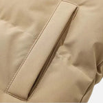 Jaqueta Puffer Unissex de Algodão com Capuz