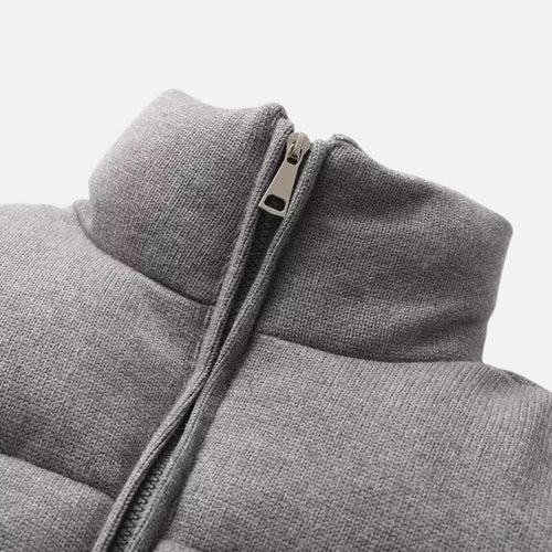 Jaqueta Tricotada de Algodão para Mulheres