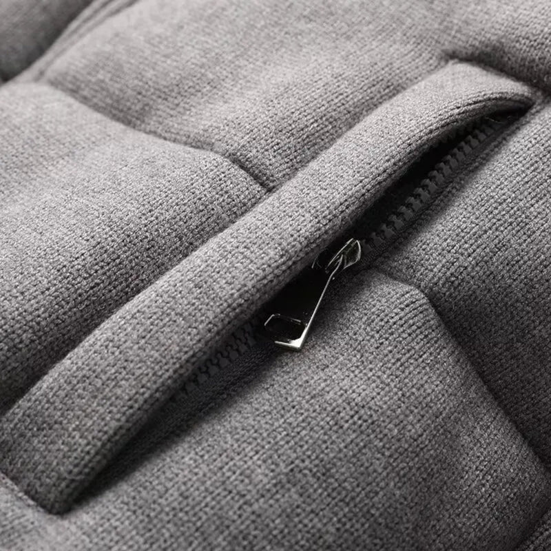 Jaqueta Tricotada de Algodão para Mulheres