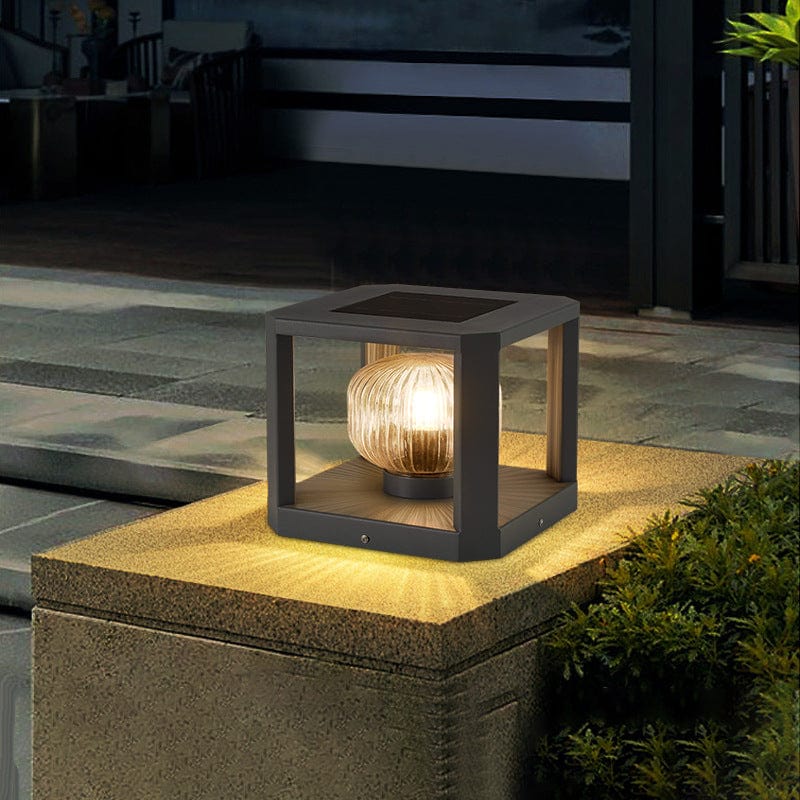 Luminária Externa Solarizada Médio
