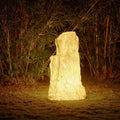 Luminária Externa de Rocha Radiante Grande