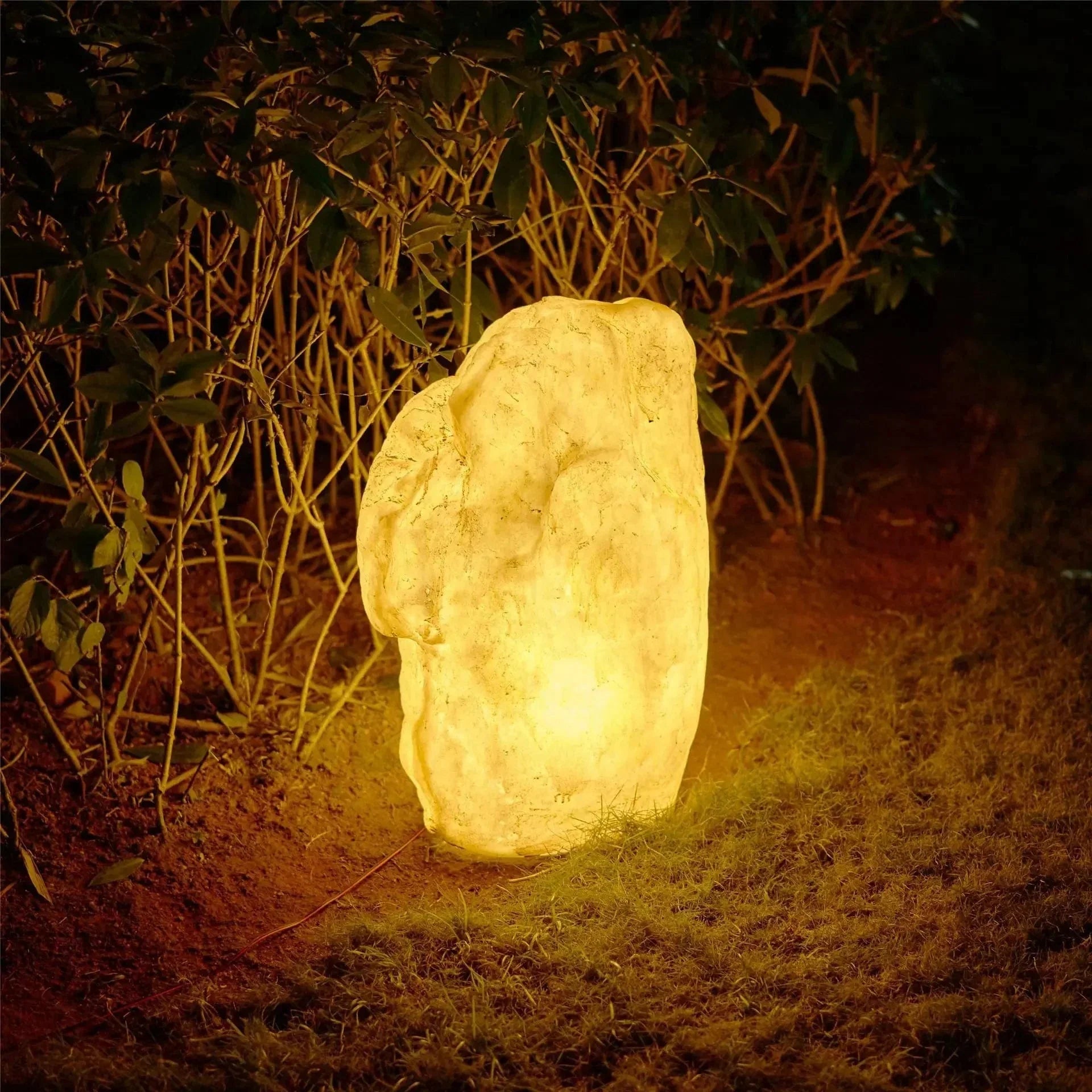 Luminária Externa de Rocha Radiante Médio
