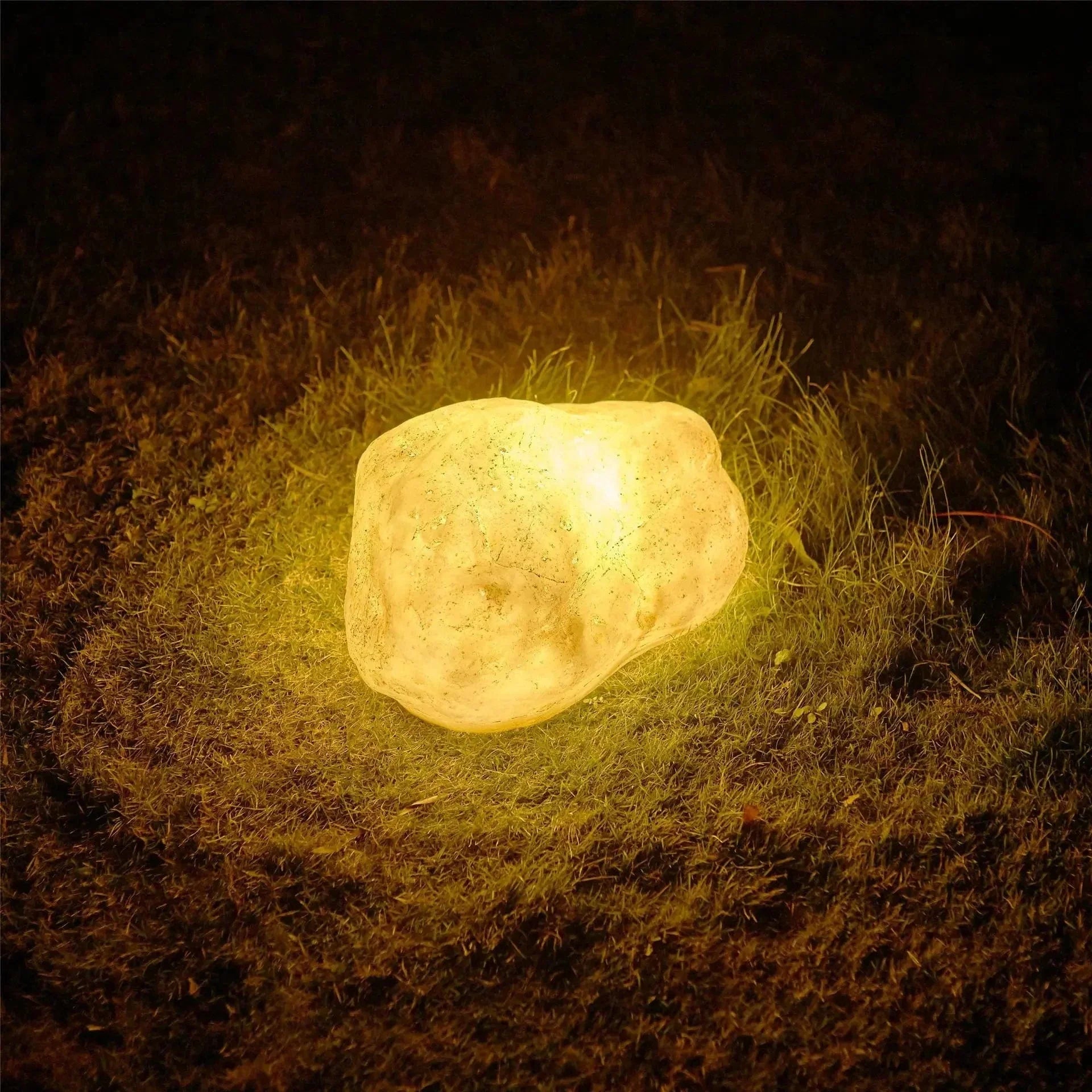 Luminária Externa de Rocha Radiante Pequeno