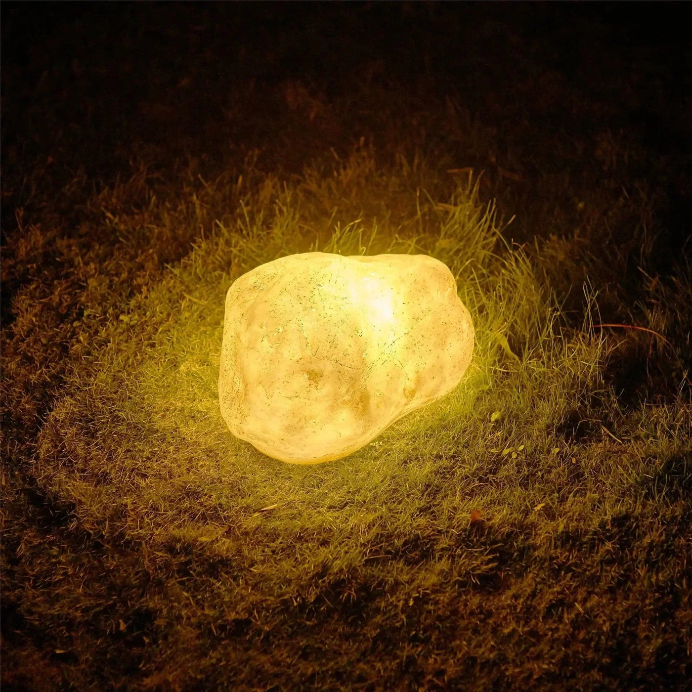 Luminária Externa de Rocha Radiante Pequeno