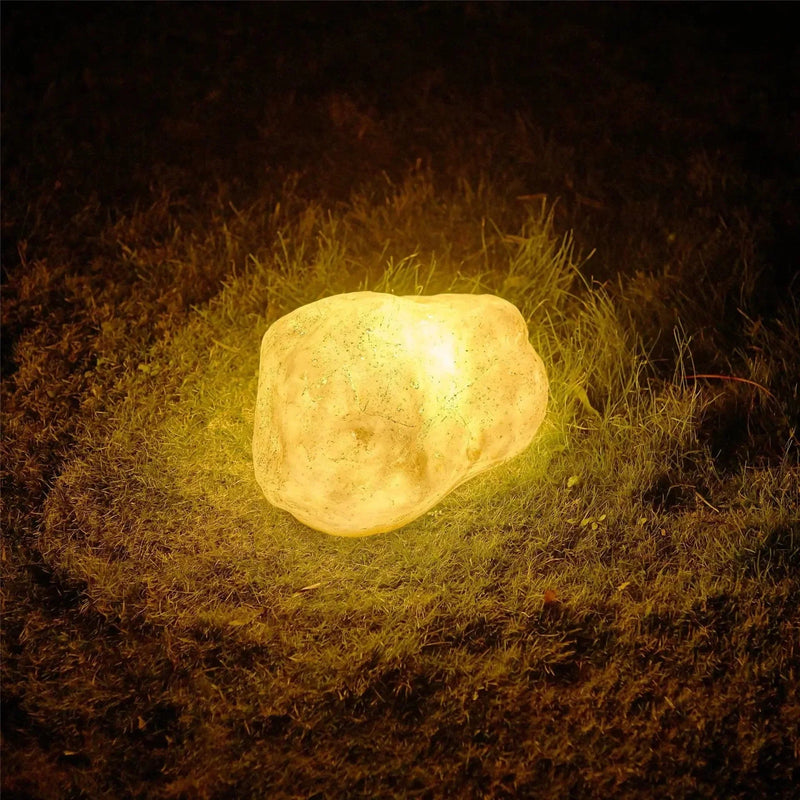Luminária Externa de Rocha Radiante Pequeno