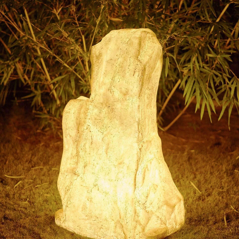 Luminária Externa de Rocha Radiante