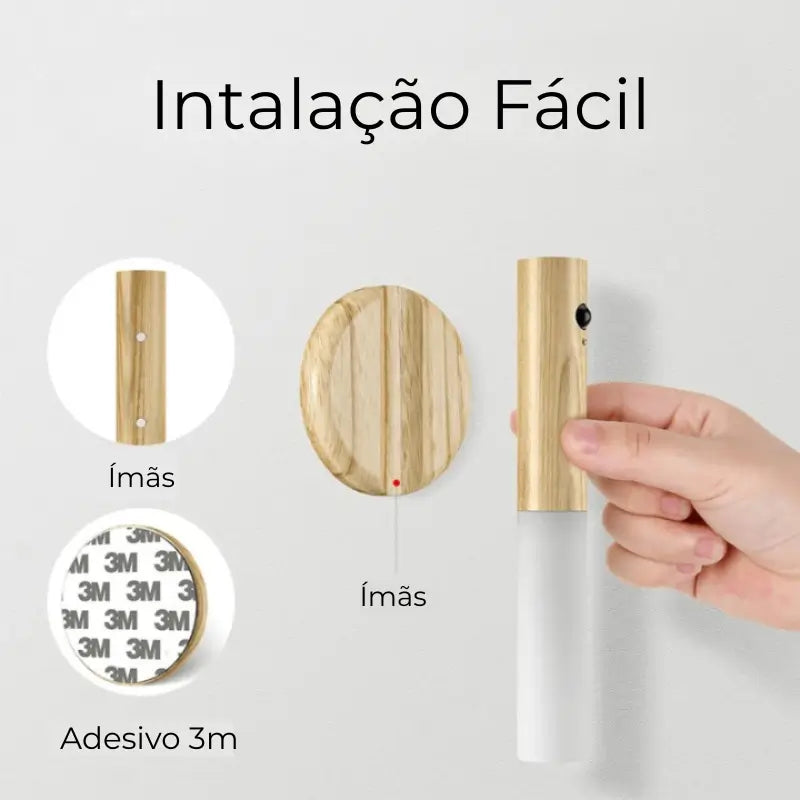 Luminária Inteligente de Parede com Sensor de Movimento