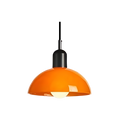 Luminária Pendente Bauhaus Moderna Laranja