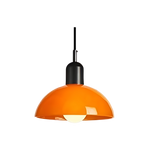 Luminária Pendente Bauhaus Moderna Laranja
