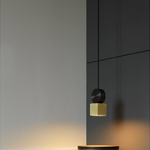 Luminária Pendente Cilíndrica Dourada