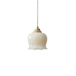 Luminária Pendente Cloche Opalina