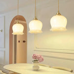Luminária Pendente Cloche Opalina