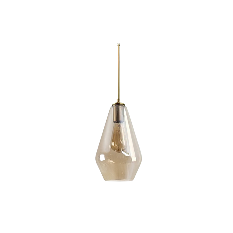 Luminária Pendente Cristalina Luminosa ⌀17cm Altura: 28.5cm