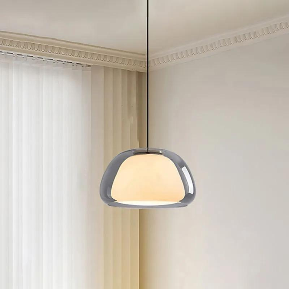 Luminária Pendente Domo Cristalino