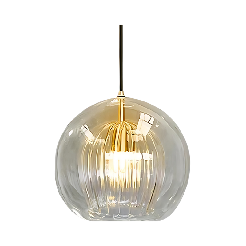 Luminária Pendente Esférica Brilhante Hailie ø25cm